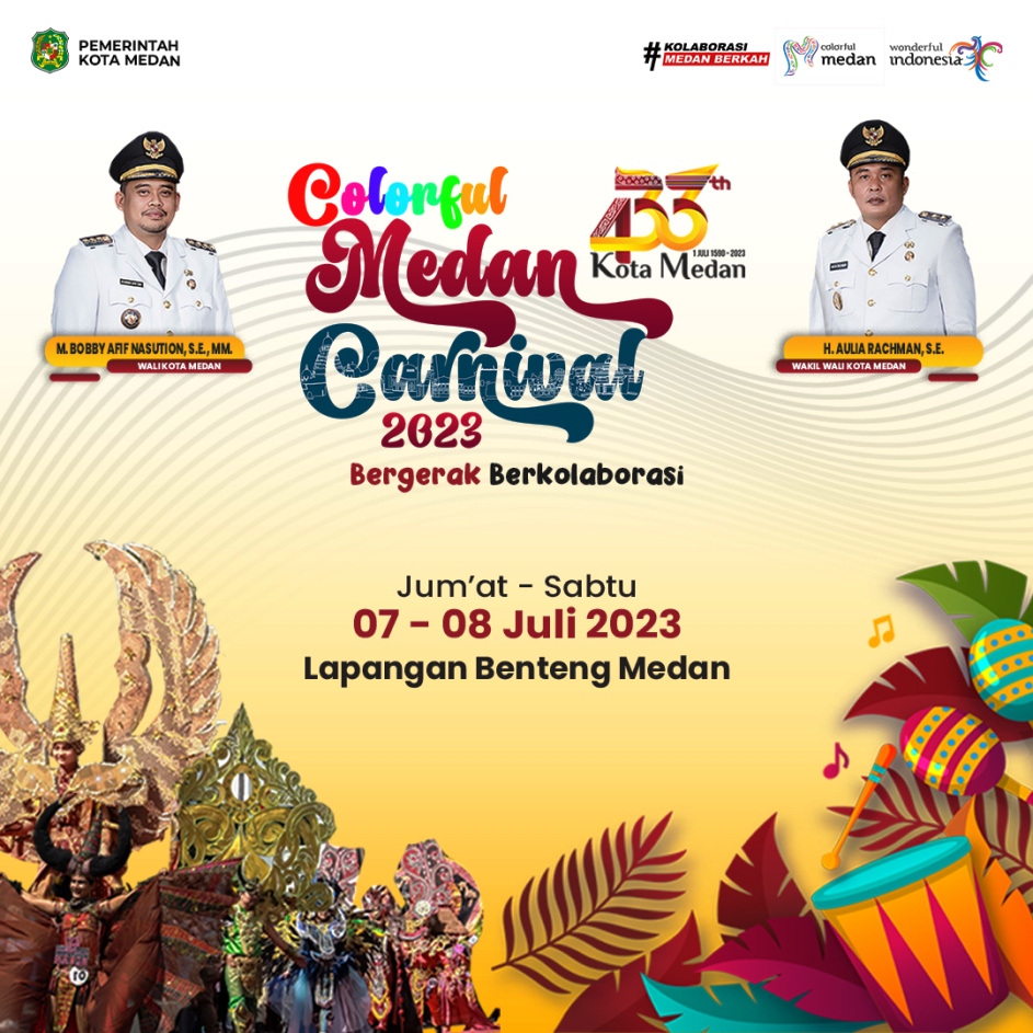 Coloful Medan Carnival 2023