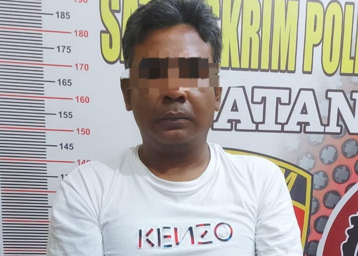 Mhd Iqbal Tawakal alias Frengky, koordinator perjudian toto gelap (togel-red) berhasil ditangkap petugas Opsnal Reserse Umum (Resum) Polres Batubara.