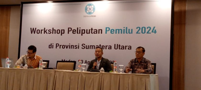 Kawal Pemilu Berkualitas, Dewan Pers Gelar Workshop Bagi Jurnalis di Medan