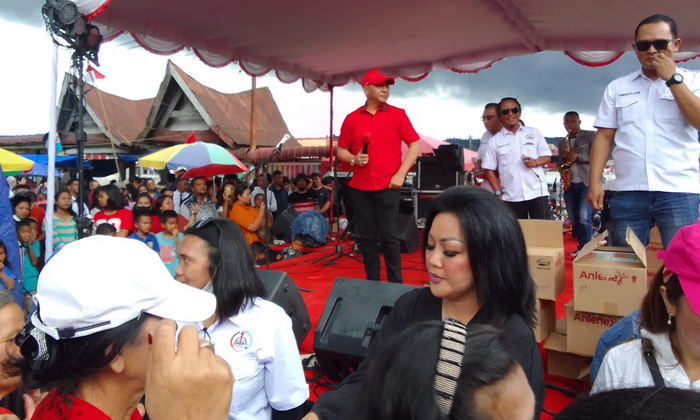 Gebyar Perayaan HUT Kemerdekaan RI ke-78 oleh organisasi olahraga dan kepemudaan Tarutung, Tornadehos Club, dilaksanakan Kamis (17/8/2023), di Jalan Gerhard Lumbantobing.