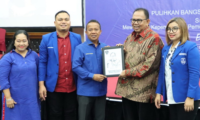 Ketua DPRD Sumut Baskami Ginting menghadiri Rakerda DPD GAMKI (Dewan Pimpinan Daerah Gerakan Angkatan Muda Kristen Indonesia) Sumut, Minggu (13/8/2023).