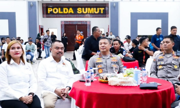 Pengurus Serikat Media Siber Indonesia (SMSI) Provinsi Sumut menghadiri undangan Silaturahmi Insan Pers Kapolda Sumut Irjen Pol Agung Setya Imam Effendi