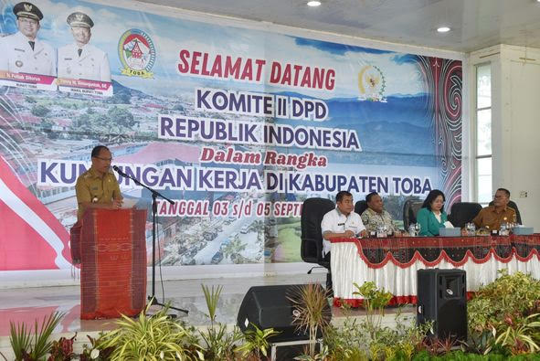 Anggota DPD (Dewan Perwakilan Daerah) Republik Indonesia kunker (kunjungan kerja) ke Kabupaten Humbang Hasundutan (Humbahas),