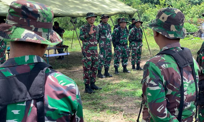 Kodim 0103/Aceh Utara menggelar Latihan Menembak Senjata Ringan (LATBAKJATRI), menggunakan senapan jenis M16 A1 TW III Tahun 2023