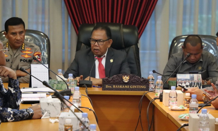 Ketua DPRD Sumut Baskami Ginting meminta segenap elemen masyarakat turut ambil bagian dalam pencegahan dan pemberantasan narkoba