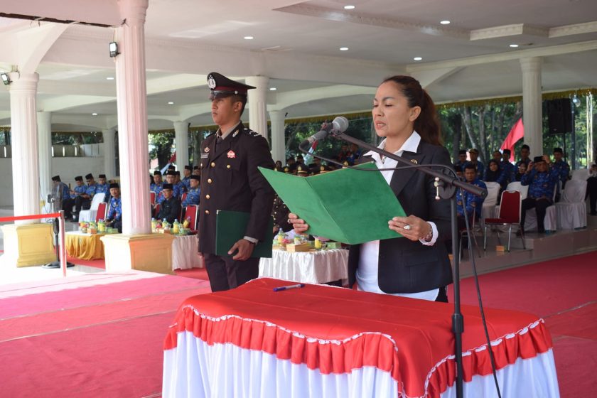 Ketua DPRD Langkat Baca Ikrar di Upacara Hari Kesaktian Pancasila