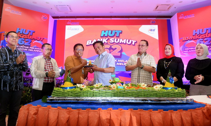 Pj Gubernur Sumut Hassanudin mengatakan, percepatan digitalisasi perbankan menjadi tantangan bagi Bank Sumut ke depan