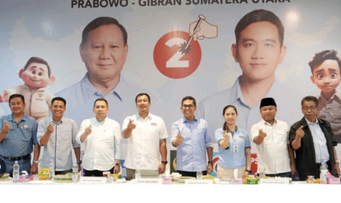 TKD Prabowo Gibran Sumut sangat optimis terhadap narasi perancanaan pembangunan sebagaimana paparan Gibran pada debat cawapres, Jumat (22/12/2023).