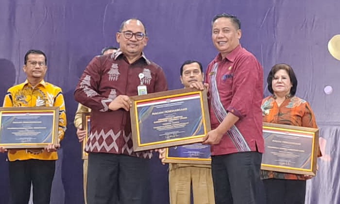 Tapanuli Utara menerima penghargaan dari Direktorat Jenderal Kekayaan Negara Kanwil Sumut Kementerian Keuangan RI atas Apresiasi Pengelolaan Kekayaan Negara Tahun 2023.