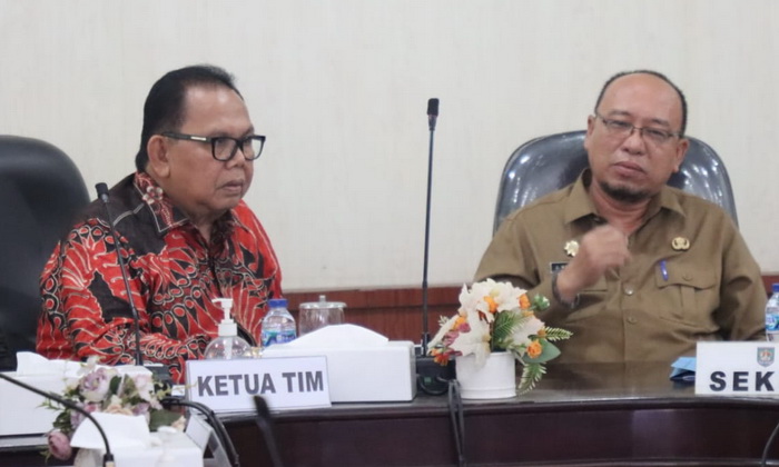 Ketua DPRD Sumut Baskami Ginting melakukan Kunker Badan Anggaran (Banggar) DPRD Sumatera Utara bersama Tim Anggaran Pemerintah Daerah (TAPD) Sumatera Utara, Senin (15/1/2024).