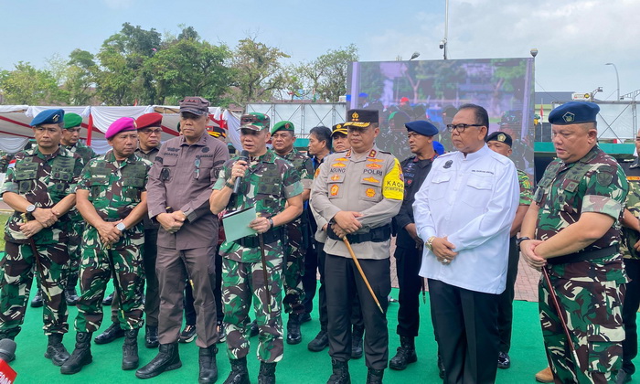 Ketua DPRD Sumatera Utara Baskami Ginting menekankan pentingnya peran dan sinergitas Forkopimda dalam upaya mewujudkan Pemilu 2024 yang aman, damai, dan kondusif.