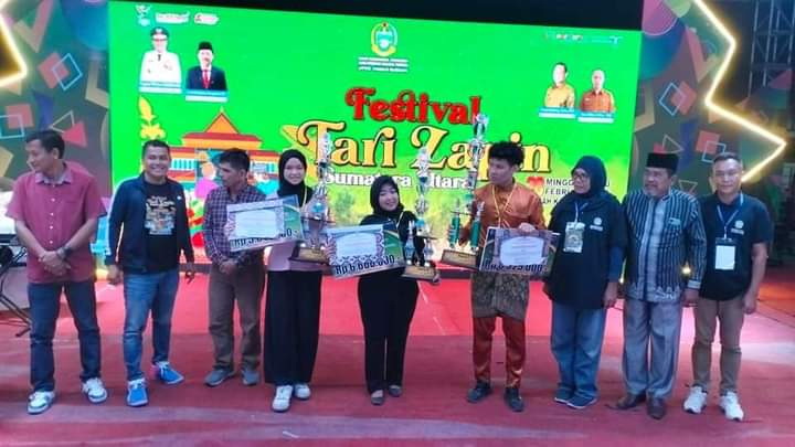 Grup Tari Sanggar Hang Tuah dari Kabupaten Deli Serdang meraih juara 1 pada Festival Tari Zapin Tingkat Sumatera Utara 2024