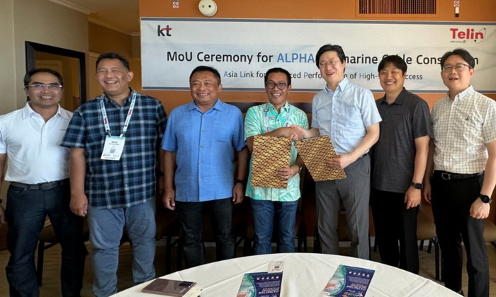 Konsorsium ALPHA telah menandatangani Memorandum of Understanding (MoU) perencanaan dan pengembangan SKKL Internasional yang menghubungkan Singapura, Jepang, Korea, Filipina, Vietnam, dan negara-negara lainnya.