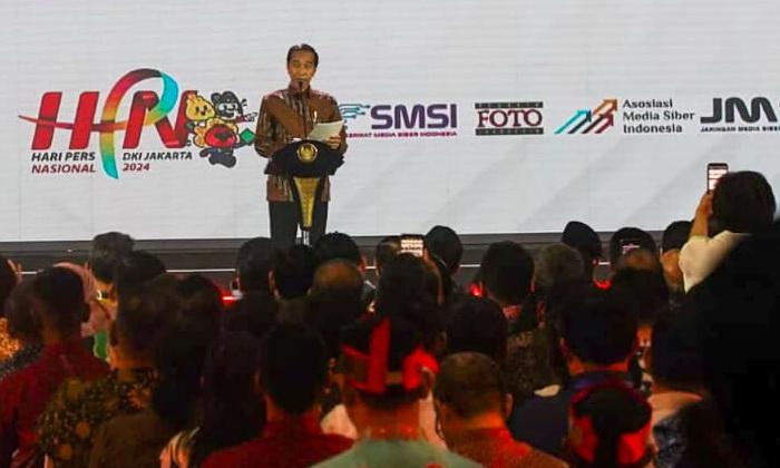 Presiden Joko Widodo memastikan telah menandatangani Peraturan Presiden tentang Tanggung Jawab Mendukung Jurnalisme Berkualitas atau Perpres Publisher Rights (Hak Penerbit)