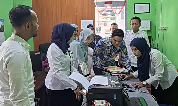 Ombudsman RI Perwakilan Sumatera Utara melakukan pendampingan terhadap pelayanan publik kepada Pemkab Langkat, Rabu (17/4/2034).