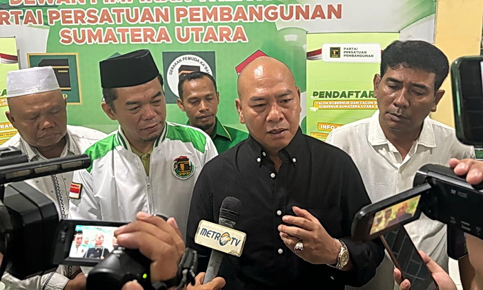 Dr Nikson Nababan MSi mendaftar sebagai bakal calon (balon) Gubernur Sumatera Utara ke DPW Partai Persatuan Pembangunan (PPP) untuk Pilgubsu 2024.