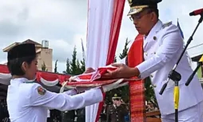 HUT (Hari Ulang Tahun) Kemerdekaan ke-79 RI tahun 2024 diperingati di Kabupaten Humbang Hasundutan, dipusatkan di Lapangan Merdeka Doloksanggul, Sabtu (17/8/2024).