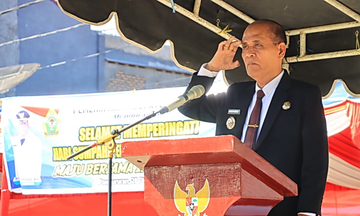 Pemerintah Kabupaten Samosir menggelar Upacara untuk Peringatan Hari Sumpah Pemuda ke-96 Tahun 2024.