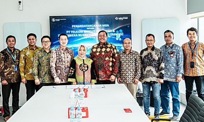 PT Telkom Indonesia (Persero) Tbk (Telkom) melalui anak perusahaannya Telkomsat, kembali menunjukkan komitmennya dalam mendukung percepatan transformasi digital di sektor maritim Indonesia