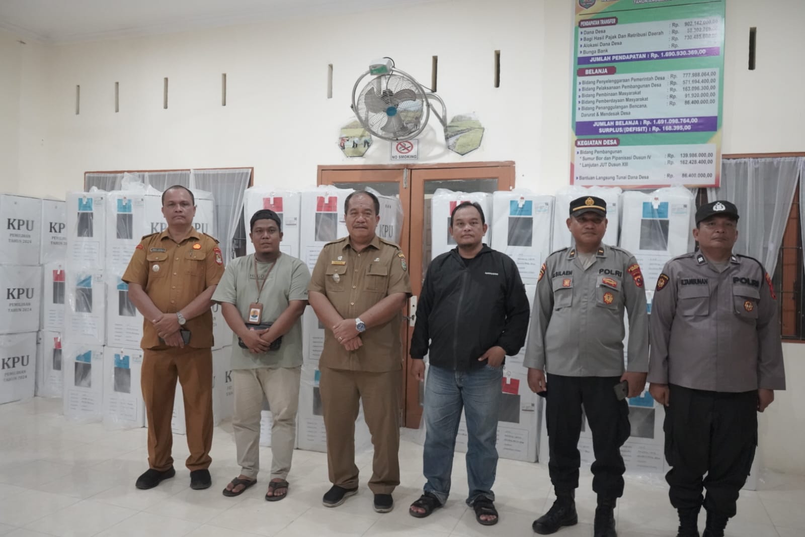 Wakil Bupati Asahan Taufik Zainal Abidin Siregar SSos MSi memantau pendistribusian logistik Pilkada serentak tahun 2024 di Kecamatan Bandar Pasir Mandoge, Buntu Pane, Setia Janji, Pulau Bandring, Meranti dan Rawang Panca Arga, Senin (25/11/2024).