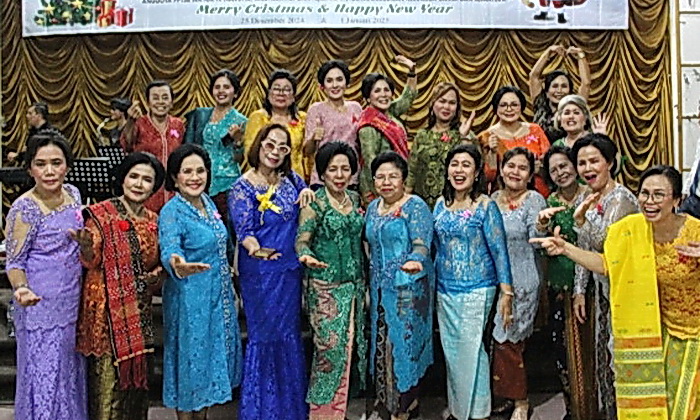 Momen Nataru (Natal dan Tahun Baru) PPTSB (Parsadaan Pomparan Toga Sinaga Dohot Boru) Sektor IV Helvetia Cabang Medan Barat mengadakan Perayaan Natal, Minggu (8/12/2024)