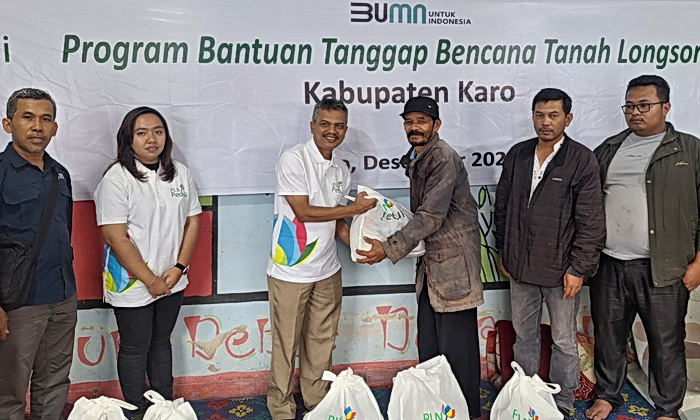 PLN Unit Induk Distribusi (UID) Sumatera Utara (Sumut), melalui PLN UP3 Bukit Barisan bersama dengan YBM PLN UID Sumut, melaksanakan aksi peduli untuk membantu warga terdampak longsor di dua desa, yaitu Desa Selamat Gunung dan Desa Doulu, Kabupaten Karo.