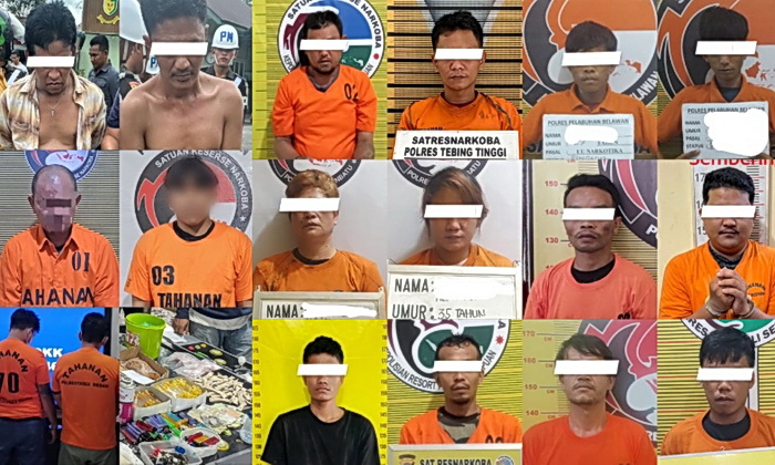 Direktorat Reserse Narkoba (Ditresnarkoba) Polda Sumatera Utara bersama jajaran berhasil mengungkap 99 kasus tindak pidana narkoba dalam sepekan yang berlangsung pada 14-20 Januari 2025.