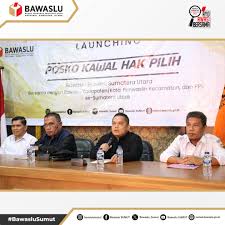 bawaslu sumut launching posko