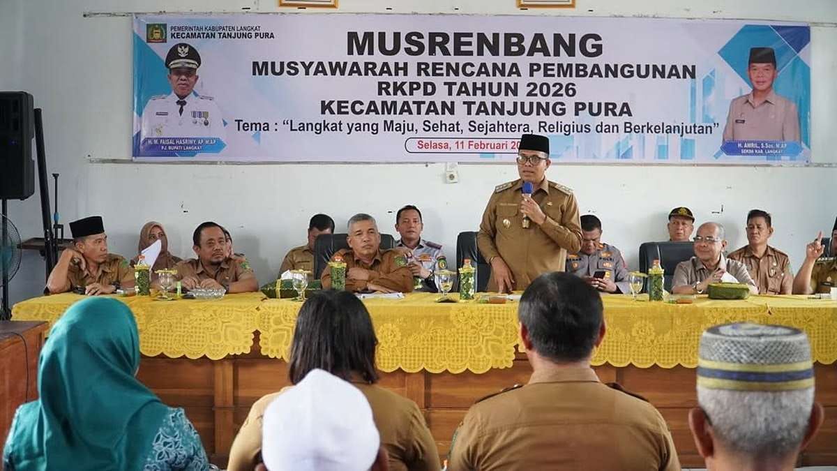 pj bupati langkat musrenbang