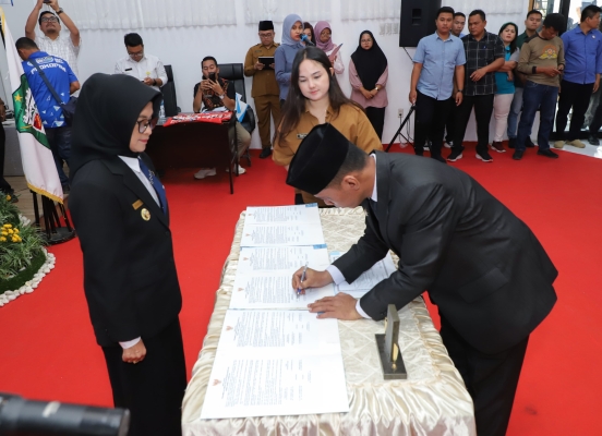 bawaslu sumut pelantikan pajabat1