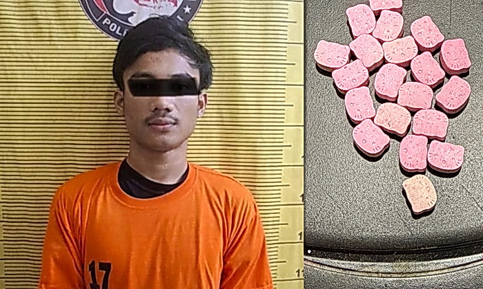 Satres Narkoba Polres Binjai Polda Sumut menangkap seorang laki-laki asal Medan, MR (21), di Jalan Olahraga Kelurahan Timbang Langkat Kecamatan Binjai Timur Kota Binjai, Rabu (4/6/2025), pukul 23.15 WIB malam.