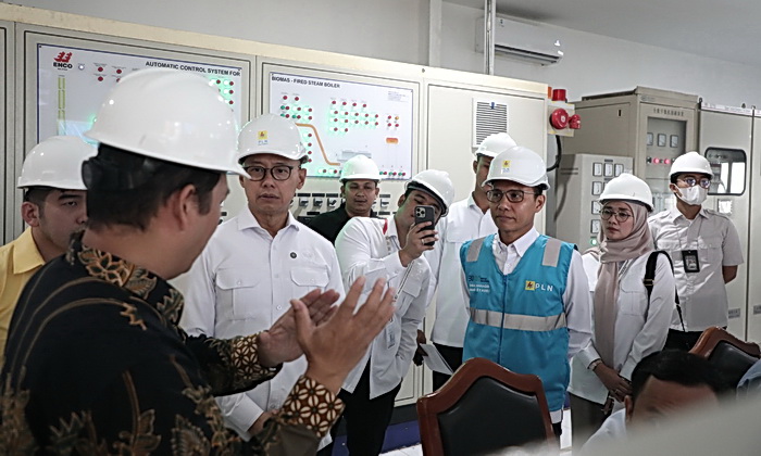 PLN UID Sumut mendampingi Wakil Ketua MPR RI Edy Soeparno kunjungan kerja ke Pembangkit Listrik Tenaga Biomassa (PLTBm) Deli Serdang 9,9 MW