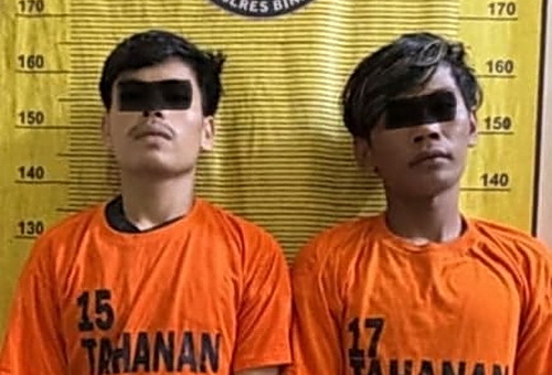 Diduga edarkan Ekstasi, dua pria asal Samosir dan Dairi, ditangkap Satres Narkoba Polres Binjai Polda Sumut, Minggu (20/7/2025), sekira pukul 02.30 WIB dinihari.