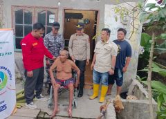 Sinergi TNI – POLRI dan PT Socfindo Matapao, Salurkan Bantuan Kursi Roda untuk Warga Lansia di Tanjung Beringin