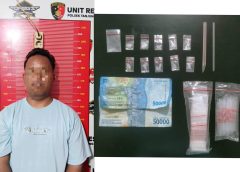 Tak Berkutik! Unit Reskrim Polsek Tanjung Beringin Ringkus Pria Paruhbaya, Amankan 11 Paket Sabu