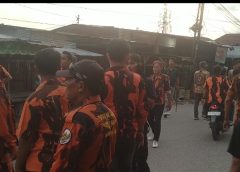 PP dan IPK Bentrok di Kawasan Pajak Garuda Perumnas Mandala Medan