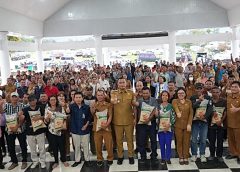 Pemkab Toba Salurkan 34.475 Kg Benih Padi untuk 93 Kelompok Tani