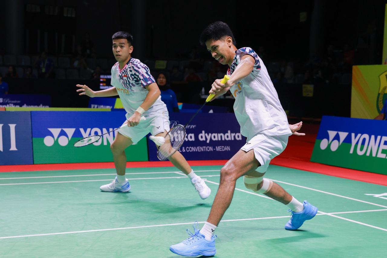 ganda putra indonesia ke perempat final