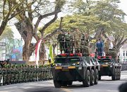 Kapolda Sumut Hadiri Upacara HUT ke-80 TNI di Lapangan Merdeka Medan