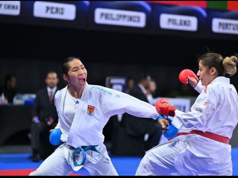 karateka putri andalan sumut leica