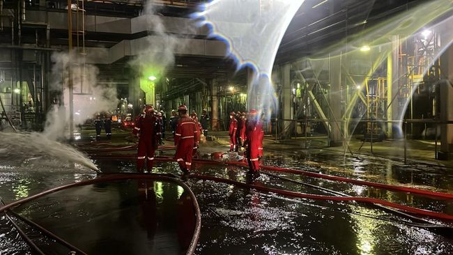 kebakaran kilang dumai pertamina