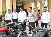 Ops Kancil Toba 2025, Polres Labusel Tangkap 8 Pelaku Curanmor, Sita 15 Motor