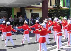 Polres Batubara Gelar ‘Polantas Menyapa’, Latih Polisi Cilik untuk Tanamkan Disiplin Lalu Lintas