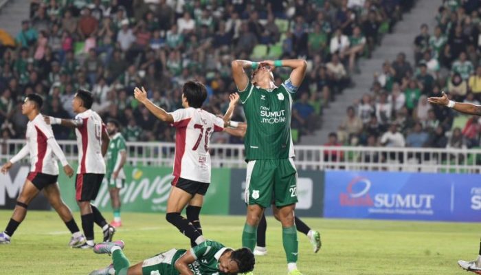 psms medan telan kekalahan di kampung sendiri