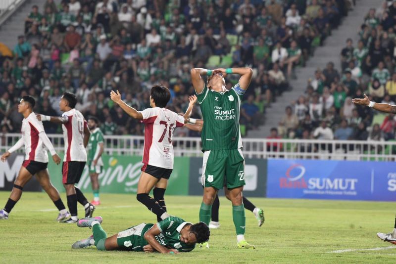 psms medan telan kekalahan di kampung sendiri