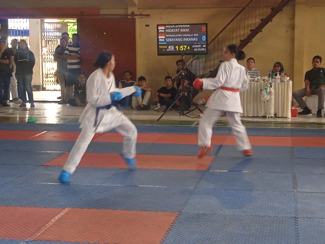 sebanyak 150 karateka tampil