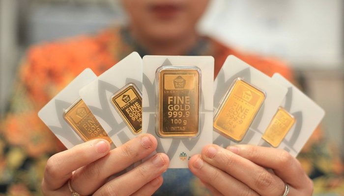 harga emas antam jumat ini turun