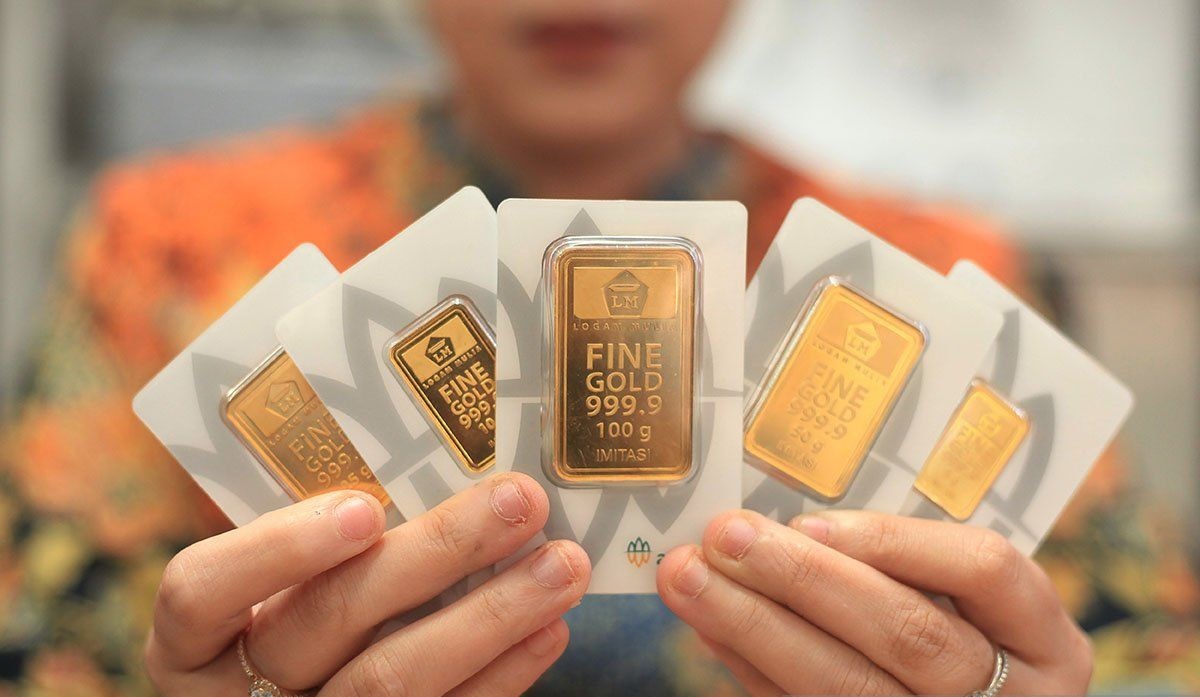 harga emas antam jumat ini turun