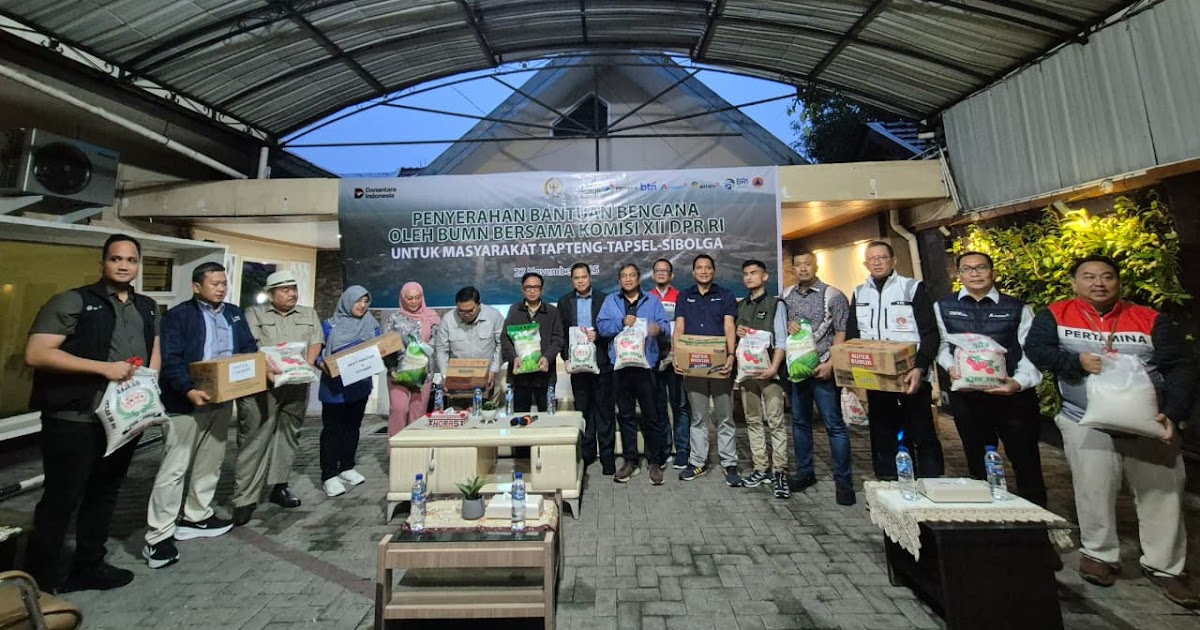 inalum bersama dpr dan bumn salurkan bantuan