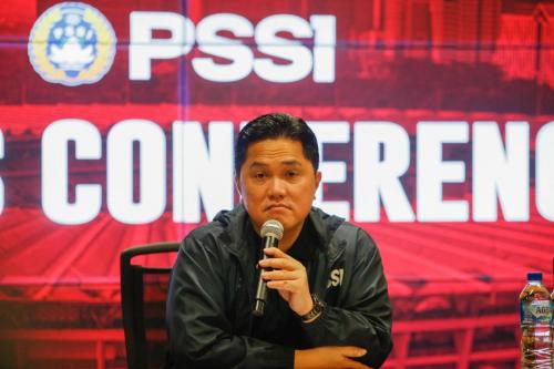 ketua pssi erick thohir minta publik tenang
